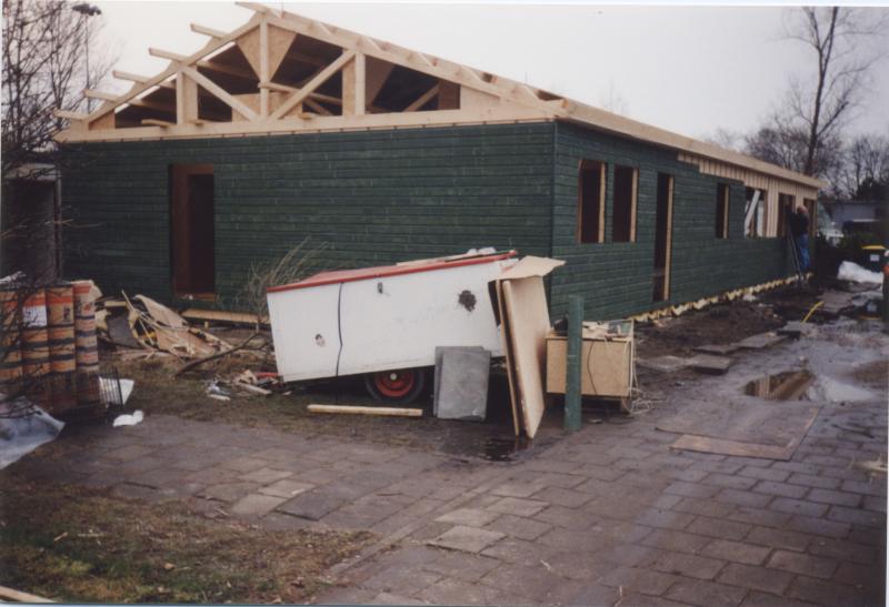 sloop oud onderkomen en herbouw